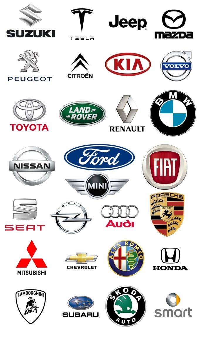 Automotive brand logos