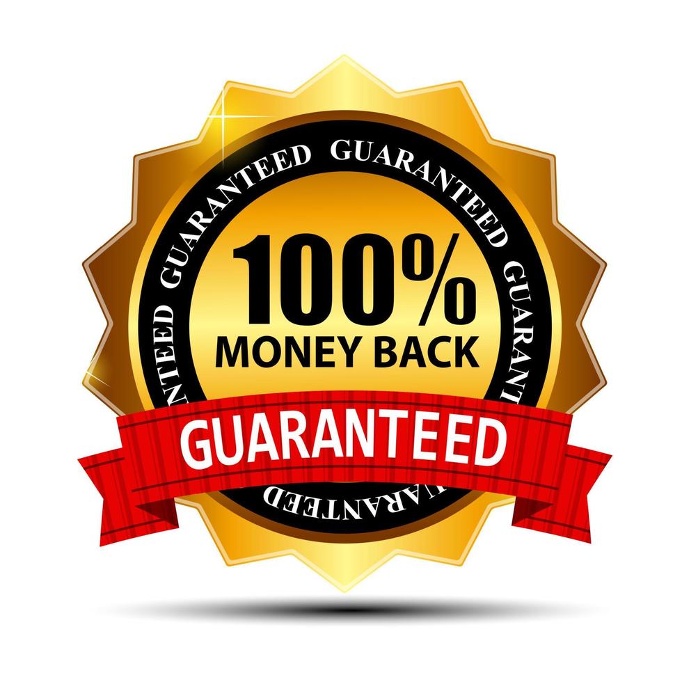 Money back guarantee badge
